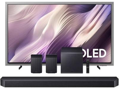 77" Samsung OLED 4K TV + Q-series Soundbar - QN77S95HAFXZC-HW-Q990H/ZC