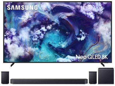 75" Samsung 8K Vision AI Smart TV + Q-series Soundbar Bundle - QN75QN900FFXZC-HW-Q990F/ZC