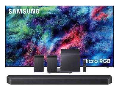 85" Samsung Micro RGB R95H 4K TV + Q Series Soundbar - MRN85R95HAFXZC-HW-Q990H/ZC