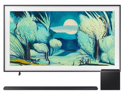 55" Samsung The Frame QLED 4K Smart TV + 3.1.2 Channel Soundbar - QN55LS03FAFXZC-HW-S800D/ZC