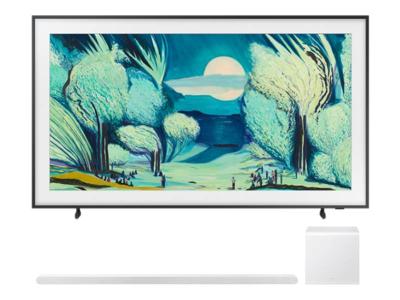 55" Samsung The Frame QLED 4K Smart TV + Ultra Slim Soundbar - QN55LS03FAFXZC-HW-S801D/ZC