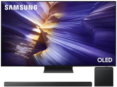 55" Samsung OLED S90F 4K Vision AI Smart TV+ Q-Series Soundbar - QN55S90FAFXZC-HW-QS700F/ZC