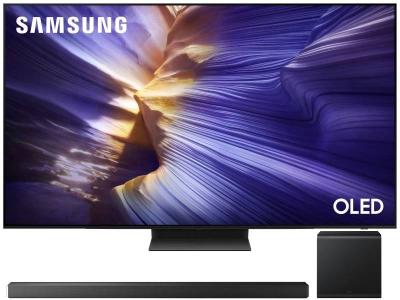 65" Samsung 4K AI TV + Q-series Soundbar - QN65S90FAFXZC-HW-Q800H/ZC