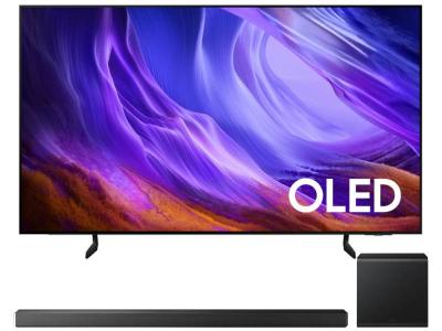 65" Samsung OLED 4K AI Smart TV + Q-series Soundbar - QN65S85HAEXZC-HWQ800H/ZC