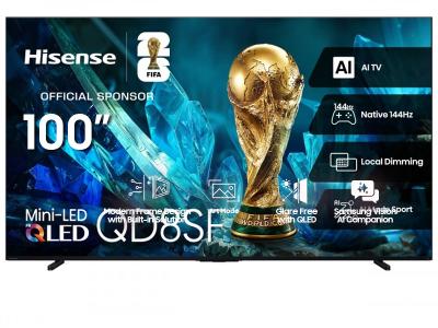 100" Hisense Hi-QLED Mini-LED AI TV 144Hz Fire TV - 100QD8SF