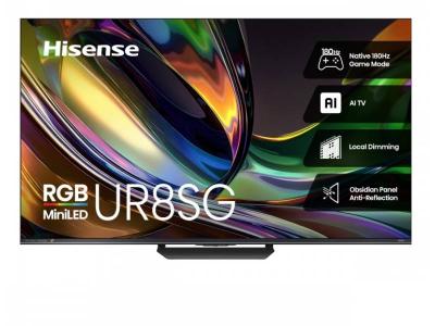 85" Hisense 85UR8SG RGB MiniLED AI Google TV