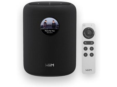 Wiim Sound 1.8" Round Touchscreen Smart AI RoomFit Speaker - WiiMSOUNDB