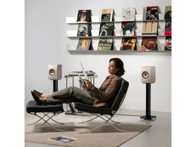 KEF LS50 Meta Two Way Bass Reflex Bookshelf Loudspeakers - LS50METAS