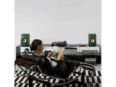 KEF LS50 Meta Two Way Bass Reflex Bookshelf Loudspeakers - LS50METMG