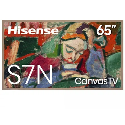 65" Hisense 65S7N Class S7 CanvasTV 4K QLED Google TV