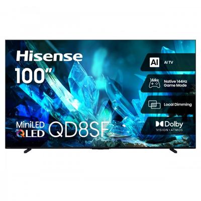 100" Hisense Hi-QLED Mini-LED AI TV 144Hz Fire TV - 100QD8SF