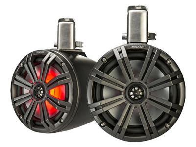 Kicker Four-Ohm Voice Coil Coaxial Tower System - 45KMTC8