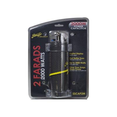 Stinger 2 Farad Carbon Fiber Digital Capacitor - SSCAP2M