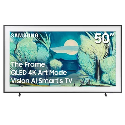50" Samsung QN50LS03FAFXZC The Frame QLED 4K Art Mode Vision AI Smart TV (2025)