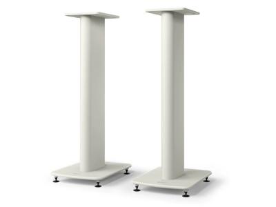 KEF Floor Stand With Spike Discs In Mineral White - S2FLOORSTANDW