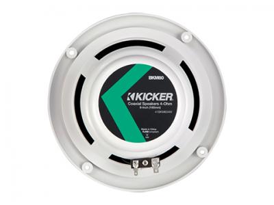 Kicker 6.5 Inch  4 Ohm Marine Coaxial Speaker - 41KM604W