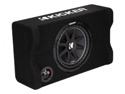 Kicker 10 Inch Down-Firing Comp 4-Ohm Enclosure - 48CDF104