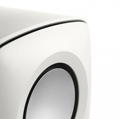 KEF Compact Subwoofer With Class D Amplification In Mineral White - KC62W