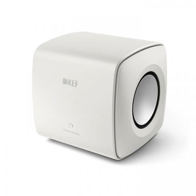 KEF Compact Subwoofer With Class D Amplification In Mineral White - KC62W