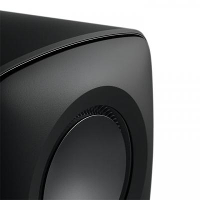 KEF Compact Subwoofer With Class D Amplification In Carbon Black - KC62B