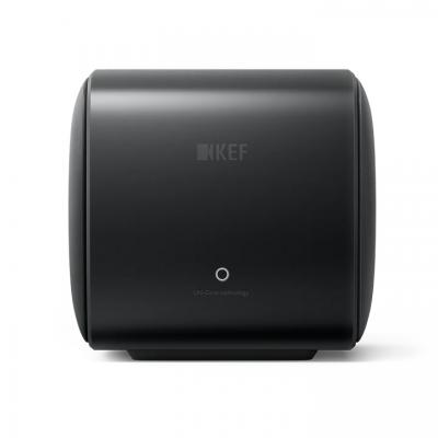 KEF Compact Subwoofer With Class D Amplification In Carbon Black - KC62B