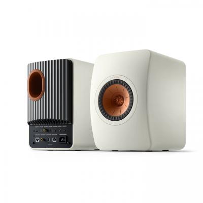 KEF LS50 Ultimate Wireless HiFi Speakers In Mineral White - LS50WIIW