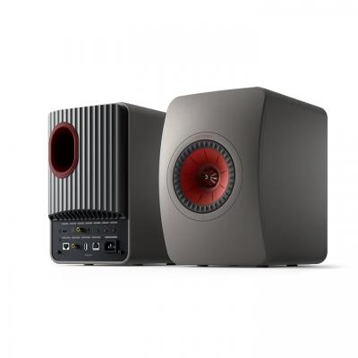 KEF LS50 Ultimate Wireless HiFi Speakers In Titanium Grey - LS50WIIG