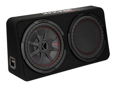 Kicker 12 2 ohm CompRT Loaded Subwoofer Enclosure - 48TCWRT122