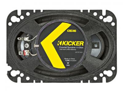 Kicker CS Series 4x6-inch Coaxial Speaker - 46CSC464
