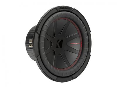 Kicker 10 Inch CompR 2Ω Dual Voice Coil Subwoofer  - 48CWR102