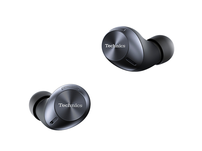 Technics True Wireless Earbuds with Multipoint Bluetooth in Black - EA