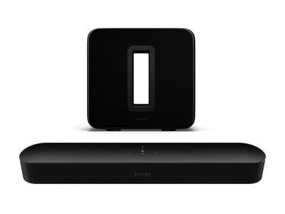 Sonos Entertainment Set Smart Soundbar and Wireless Subwoofer - Beamsubgen2 (B)