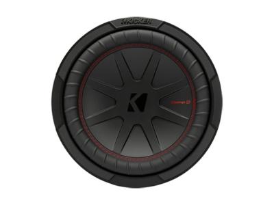 Kicker 10 Inch CompR 2Ω Dual Voice Coil Subwoofer  - 48CWR102