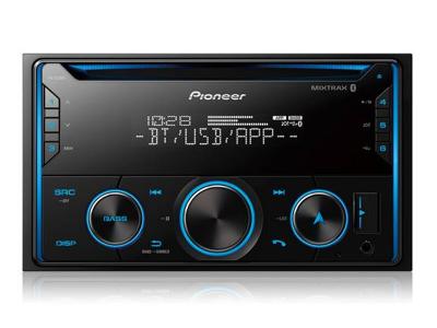 Pioneer Double DIN CD Receiver with Improved Pioneer Smart Sync App Compatibility - FH-S520BT