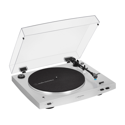 Audio Technica Automatic Belt-Drive Turntable with Enhanced Bluetooth Wireless Technology - AT-LP3XBT-WH