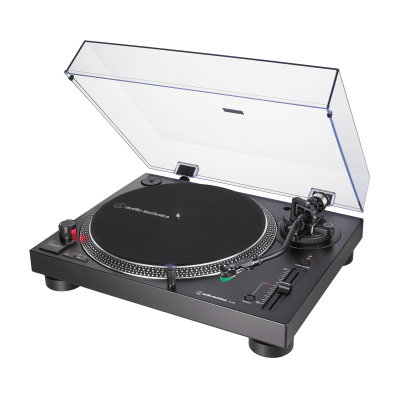 Audio Technica Direct-Drive Turntable (Analog & USB) in Black - ATLP120XB