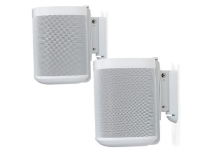 Flexson Wall Mount for Sonos One or Play 1 Pair in White - S1WM2011