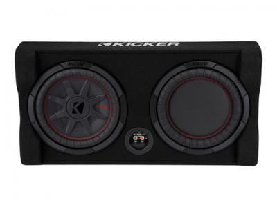 Kicker Down Firing 10 Inch CompRT 2 Ohm Enclosure  - 48TRTP102