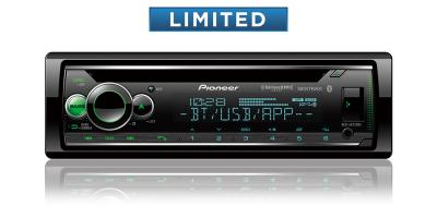 Pioneer CD Receiver with Enhanced Audio Functions and Smart Sync App Compatibility - DEH-S6220BS