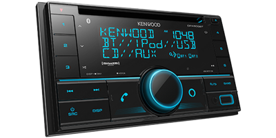 Kenwood Dual Din Sized CD Receiver with Bluetooth - DPX505BT