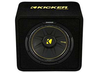 12" Kicker CompC 2 Ohm Loaded Enclosure - 44VCWC122