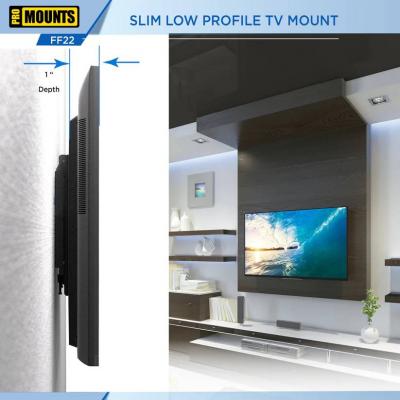 Pro Mounts Black Fixed Wall Mount for 13" - 47" - FF22