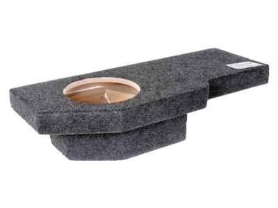 Atrend Single 12 Inch Sealed Carpeted Subwoofer Enclosure - A201-12CP