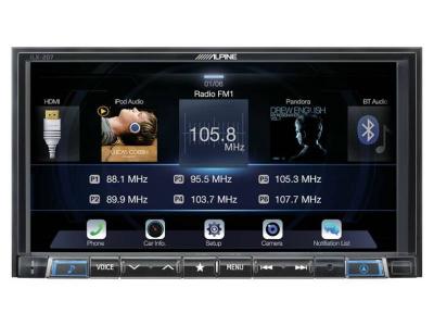 Alpine Digital Multimedia Receiver with Android Auto and Apple CarPlay - ILX207