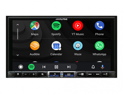 Alpine 7 Inch Digital MultiMedia Receiver with Hi-Res Audio Playback - ILX-507