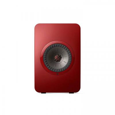 KEF LS50 Ultimate Wireless HiFi Speakers In Titanium Red - LS50WIIR