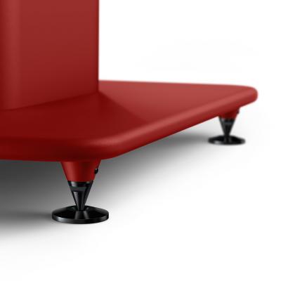 KEF Floor Stand With Spike Discs In Crimson Red - S2R