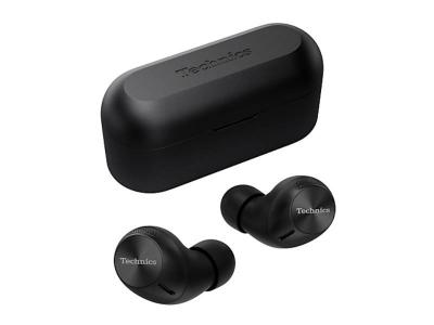 Technics True Wireless Earbuds with Multipoint Bluetooth in Black - EA