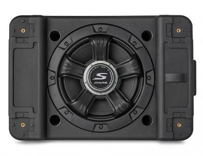 Alpine Single 10 Inch Halo S-Series Shallow Pre-Loaded Subwoofer Enclosure - SS-SB10