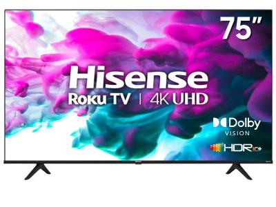 75" Hisense 75R63G 4K UHD Smart Roku TV